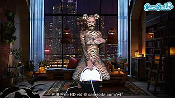 Does pussy cat blow big dick?