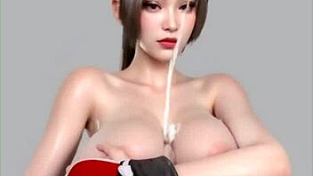 yo, check mai shiranui cosplay titjob in uncensored hentai ai art