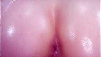 A thick ass pawg rides a huge dildo until she cums hard