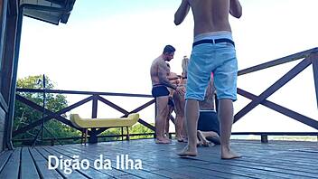 fucking curvy asses on the balcony