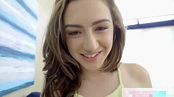 Lily Jordan Begs for Doggystyle and Cum on Petite Teen 18+ Pussy.