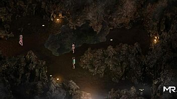 in treasure of nadia, she gets so horny and grabs his cock in episode 2 14