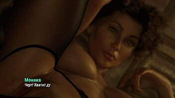 Fingering and fucking in a 3D animated porn game