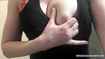 Compilation Of Tits And Nipples Play Spitting Rubbing Pierced Nipple And More