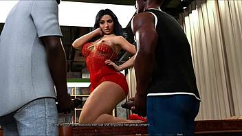 Anna Exciting Affection - Double Penetration with BBCs in Wild Action