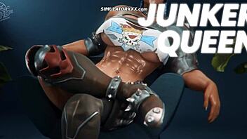 Get some hot animated sex with an anime fitness trainer in a 3D game