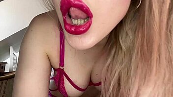 Beautiful eyes and sexy lips in hot scenes