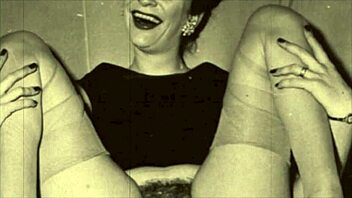 Hot milf enjoys a sensual and erotic experience with a vintage granny