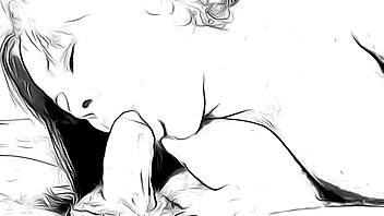 cartoon take on me: nympho gets deepthroat blowjob 😈