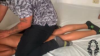 he dominated my stepsister with an erotic massage