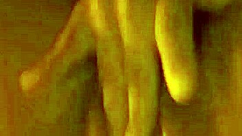 Horny slut can't hold back, she masturbates and cums hard