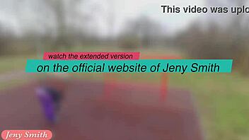 jeny smith showing off during pantyhose workout sesh