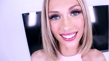 Pov suck action from Ashley Red and Sky Pierce, so hot!