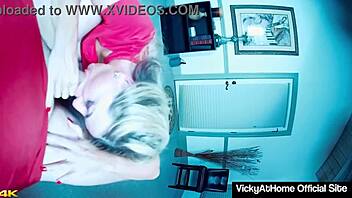 milf vicky vette gives hot blowjob and gets cum in mouth