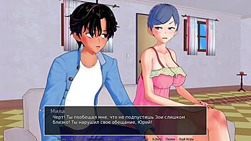 step mom and stepdad give special attention to stepdaughter in threesome with big ass.