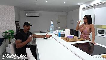 Latina sucking Jesus Reyes 😈