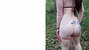 Young girl’s first date in the woods ends with a messy face