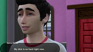Danny Phantom's secret desire: fucking his own mother in The Sims 4