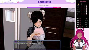 Hey, lewdneko's vibing in harem hotel part 25 with toys and orgasms 😏