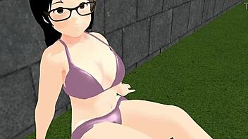 i love this plump asian girl playing tennis with big tits in kyo animation, so hot!!