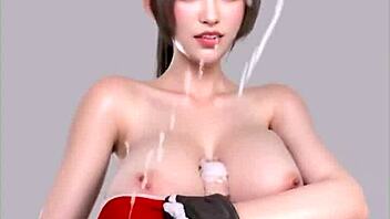 yo, check mai shiranui cosplay titjob in uncensored hentai ai art