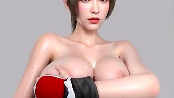 3D Hentai: Fatal Fury's Mai in uncensored cosplay action