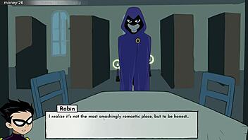 Starfire’s Raven date in 18titan’s animated porn