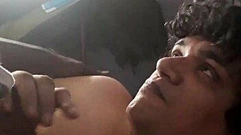 having fun with thiyagu in gay blowjob scene