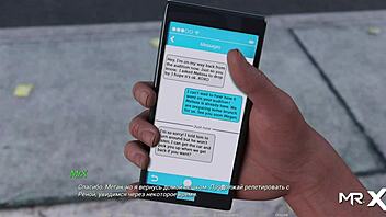 In this acting lesson, the girlfriend practices kissing her friend in a 3D anime scene