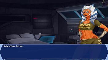 Orange trainer bonus scene: Rough sex with a monster and a redhead