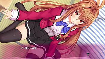 anime hentai game with bukkake blowbang in lingerie