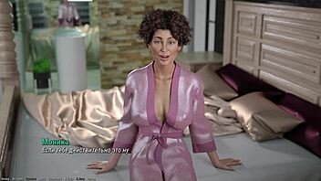 Fingering and fucking in a 3D animated porn game