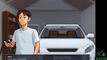 Summertime Saga episode 28: Naughty encounter with mature woman in the automobile