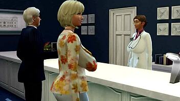 i'm playin sims 4 where the doctor fucks the milf patient wit big tits