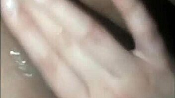 A cute bunny costume playfully hides and shows off