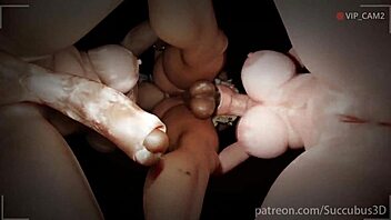 Succubus3D Futa with Huge Cock in Hardcore Compilation