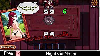 Natlan at night in animated porn video