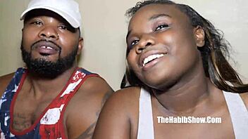 19-Year-Old Cinnamon Gets Clothes Ripped Off by Horny Male Stripper in Ghetto Fuck Session