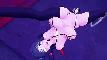 Jane poses in a swimsuit for this 3D cartoon anime hentai animation