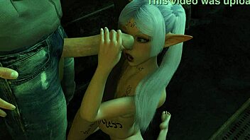 So, frieren the elf gets a standing fuck in this journeys end parody, with anal and blowjob action.