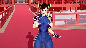 Chun-Li Blowjob And Fucking Pov