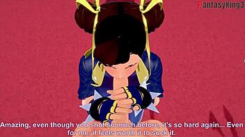 Chun-Li Blowjob And Fucking Pov