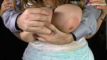 Sharing My Busty Wife Paula with Huge Natural Boobs