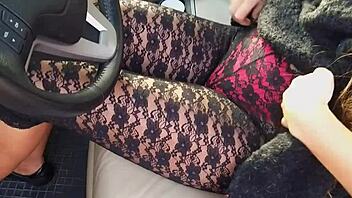 Creamy Tube Adventure with Public Peeing in Nature Outdoors