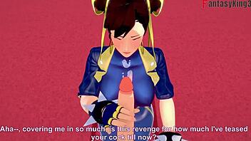 Chun-Li Blowjob And Fucking Pov