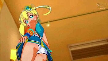 Hey, in the dressing room with emo Moegi from Kiratto Pri Chan!