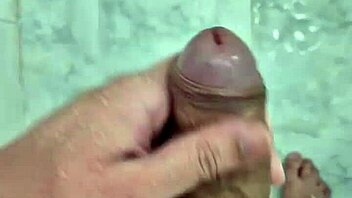Young Twink Jerks Off In Shower Until Cumming Hard.
