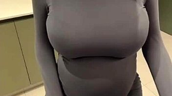 stepmom's big milky tits drive me absolutely wild outdoors