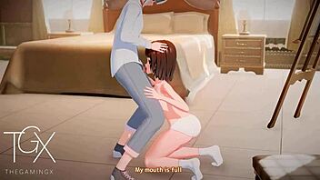 anime hentai futanari sex games sexy girl blowjob cowgirl anal in different positions 😈