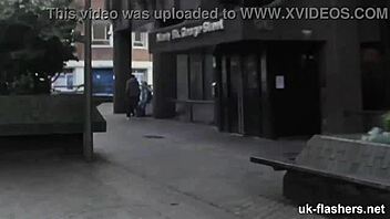 British gay's outdoor exhibition of pleasure in stockings